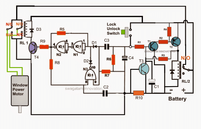 Power Window Switch Wiring Schematic DIY Guide See How Its Done