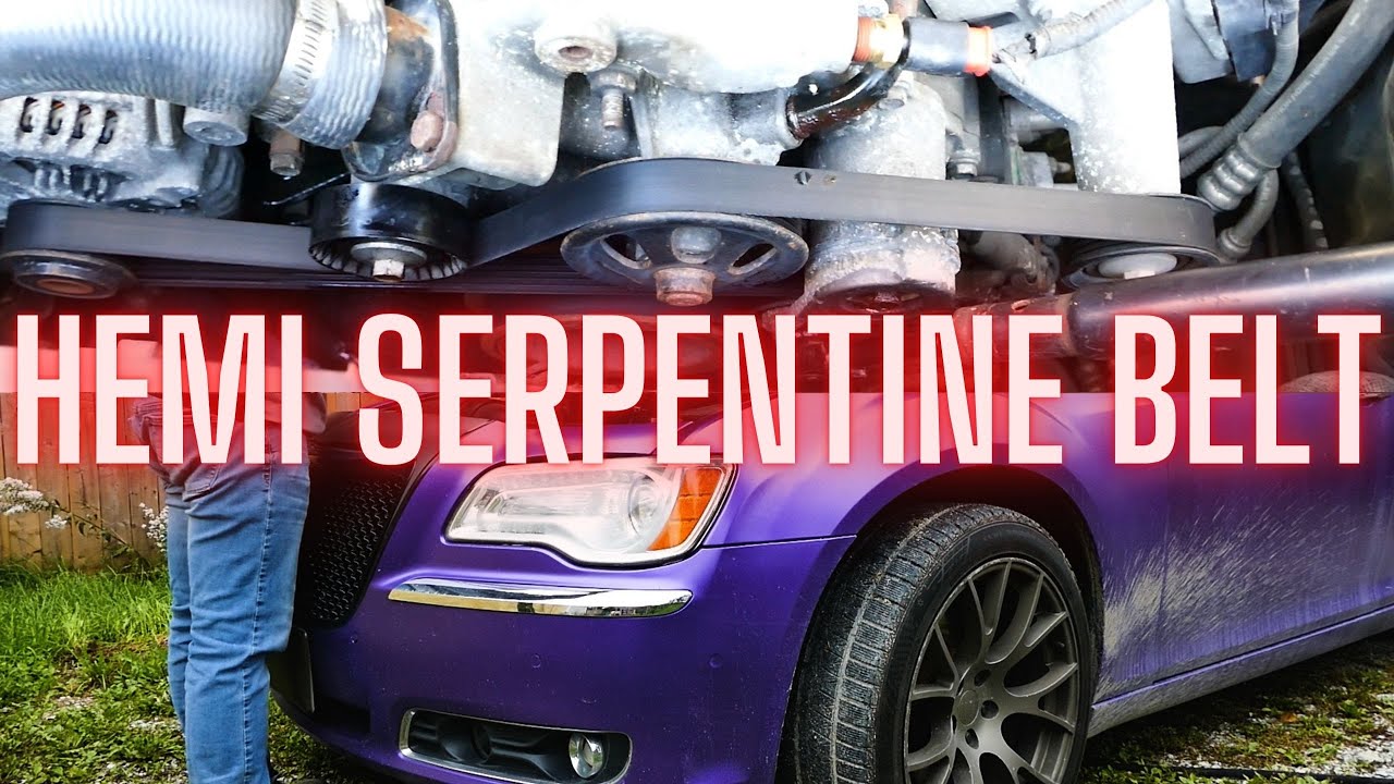 Chrysler 5.7 Hemi Serpentine Belt Diagram Locate the Tensioner Fast