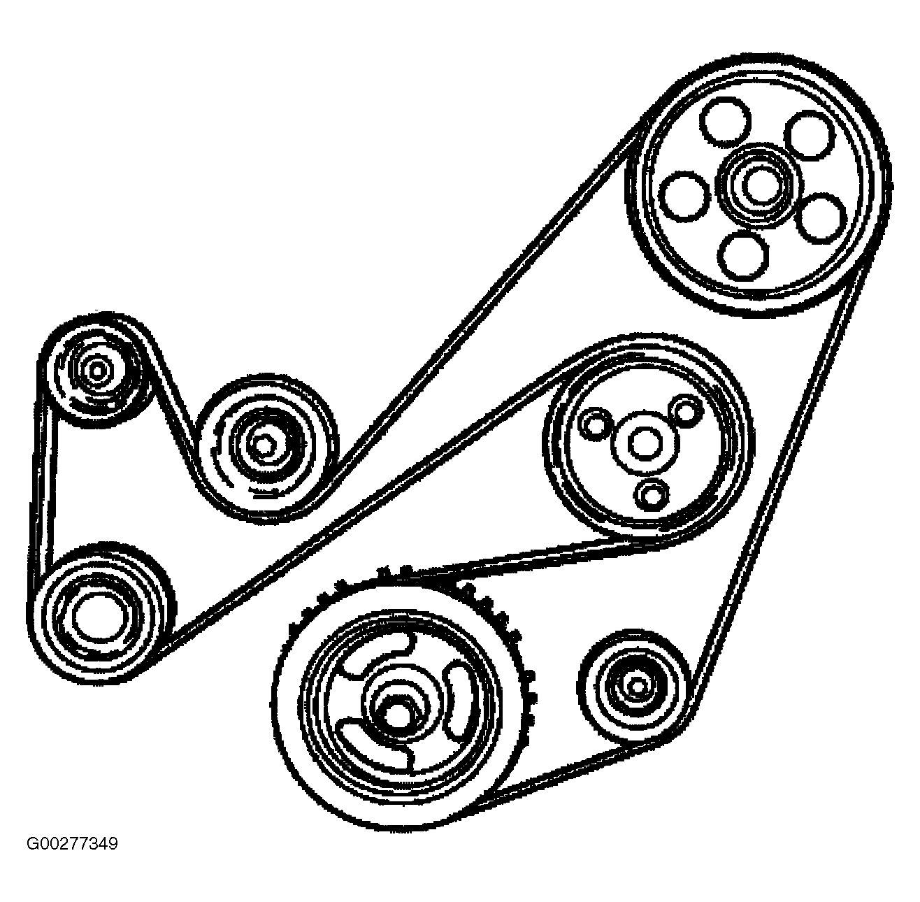 Step by Step Ford Focus 2003 Serpentine Belt Replacement Diagram Help