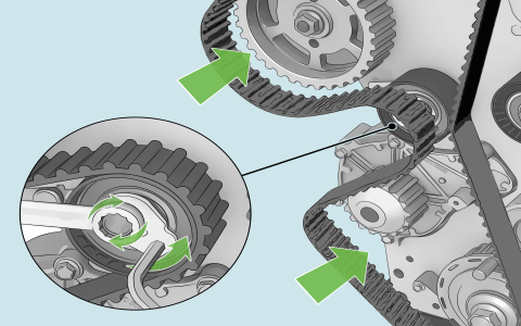 Chrysler 5.7 Hemi Serpentine Belt Diagram Locate the Tensioner Fast