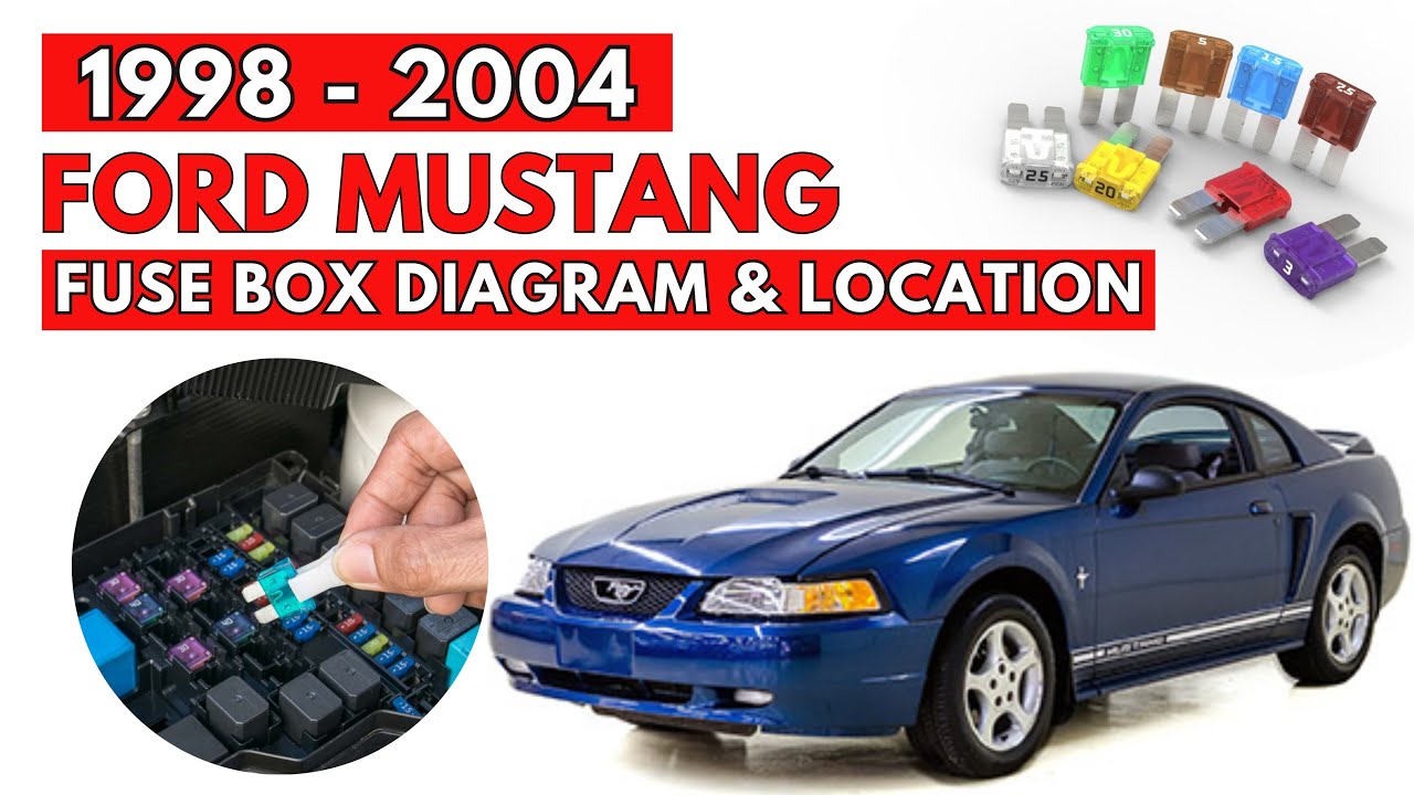 1998 Mustang fuse box diagram: learn to read and fix fuse problems.