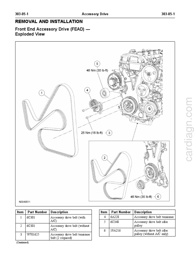 Where to Find 2007 Ford Focus Drive Belt Diagram Fast Free Online Help