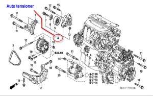 Fix Squeaking Noise Honda Odyssey Belt Diagram for Alternator and AC Systems