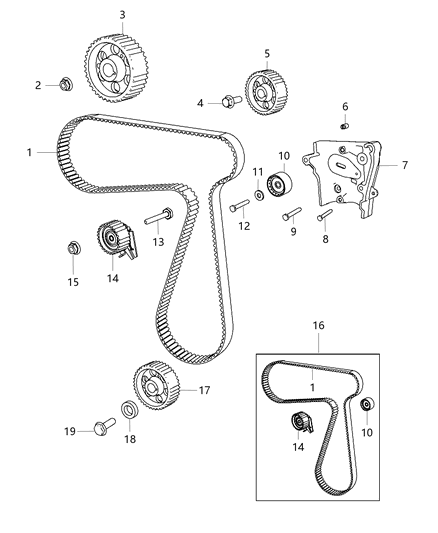 Free 2017 Dodge Journey 2.4 Serpentine Belt Diagram Easy Install Guide