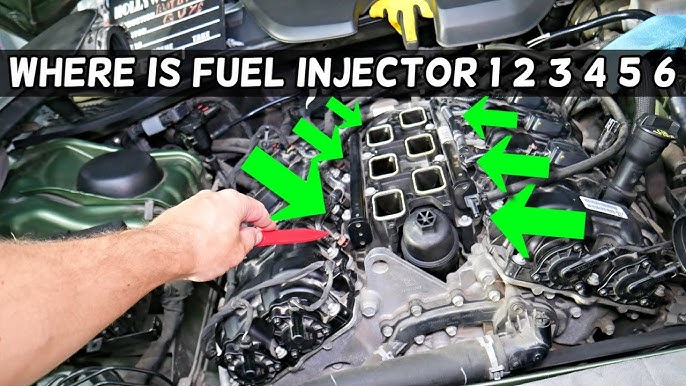 Where are fuel injectors? Locate with clear diagram picture guide here