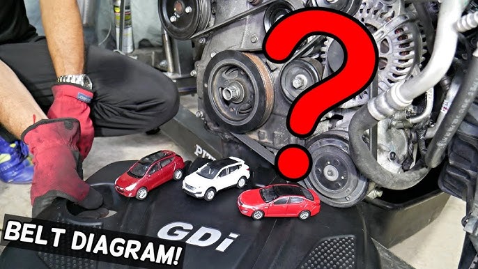 DIY 2013 Kia Sorento Serpentine Belt Change Diagram Made Easy