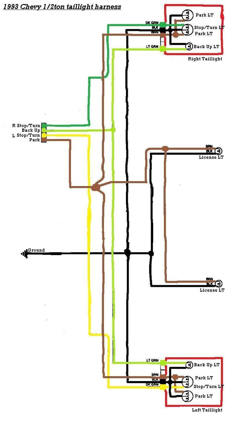 Chevy Stop Turn Tail Light Wiring Diagram Explained Simply for Quick Repairs